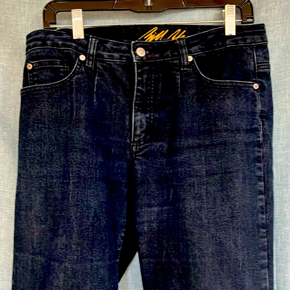 Vintage Bill Blass Women’s dark blue denim stretch bootcut jeans size 10